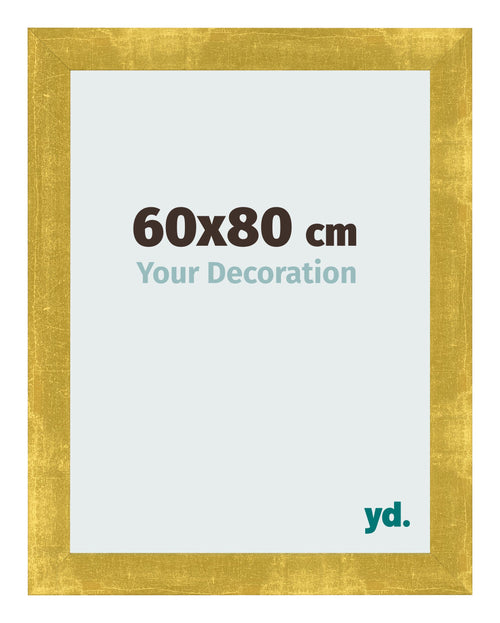 Photo Frame 60x80cm Gold Vintage MDF Pisa Front Size | Yourdecoration.com