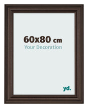 Photo Frame 60x80cm Oak Dark MDF Lazio Front Size | Yourdecoration.com