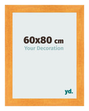 Photo Frame 60x80cm Orange MDF Pisa Front Size | Yourdecoration.com