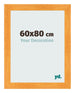 Photo Frame 60x80cm Orange MDF Pisa Front Size | Yourdecoration.com