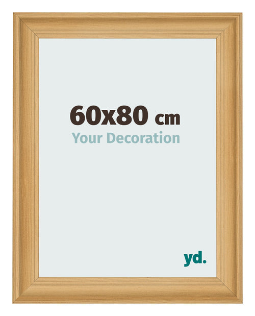 Photo Frame 60x80cm Pine Woodgrain MDF Lazio Front Size | Yourdecoration.com