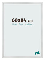 Photo Frame 60x84cm Silver Black Swept MDF Pisa Front Size | Yourdecoration.com