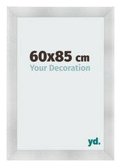 Photo Frame 60x85cm Aluminum Brushed MDF Pisa Front Size | Yourdecoration.com