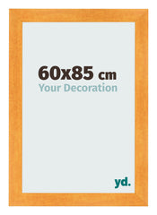Photo Frame 60x85cm Orange MDF Pisa Front Size | Yourdecoration.com