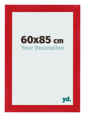 Photo Frame 60x85cm Red MDF Pisa Front Size | Yourdecoration.com