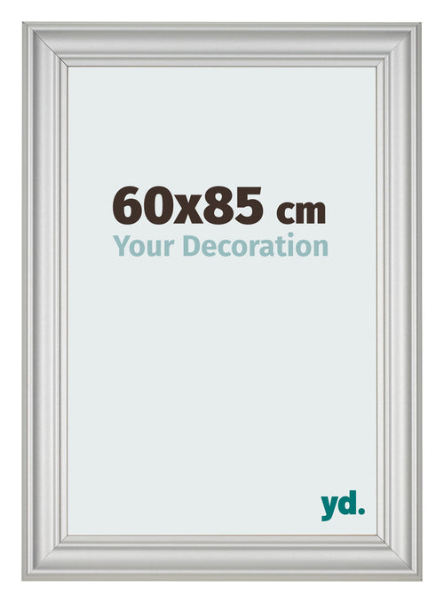 Photo Frame 60x85cm Silver Matte MDF Lazio Front Size | Yourdecoration.com