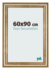 Photo Frame 60x90cm Gold Antique MDF Lazio Front Size | Yourdecoration.com