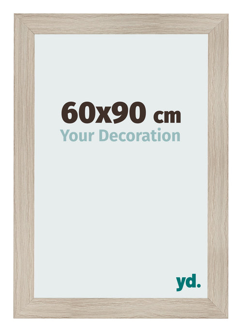 Photo Frame 60x90cm Oak Rustic MDF Pisa Front Size | Yourdecoration.com