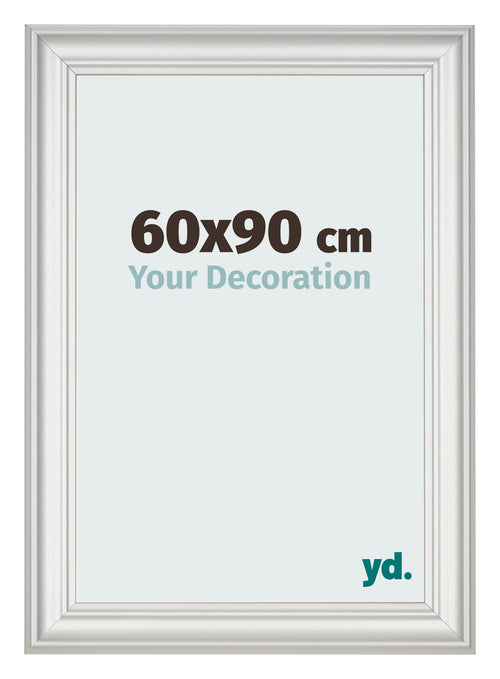 Photo Frame 60x90cm White Swept MDF Lazio Front Size | Yourdecoration.com