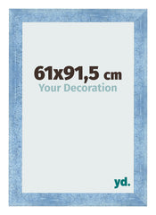 Photo Frame 61x91 5cm Clear Blue Swept MDF Pisa Front Size | Yourdecoration.com
