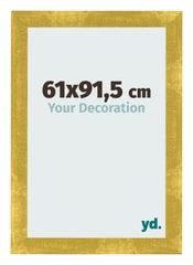 Photo Frame 61x91 5cm Gold Vintage MDF Pisa Front Size | Yourdecoration.com