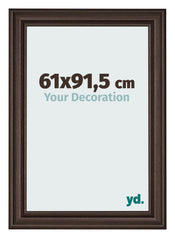 Photo Frame 61x91 5cm Oak Dark MDF Lazio Front Size | Yourdecoration.com