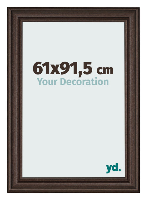 Photo Frame 61x91 5cm Oak Dark MDF Lazio Front Size | Yourdecoration.com