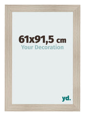Photo Frame 61x91 5cm Oak Rustic MDF Pisa Front Size | Yourdecoration.com
