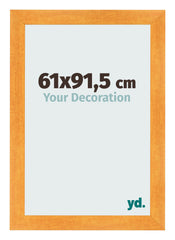 Photo Frame 61x91 5cm Orange MDF Pisa Front Size | Yourdecoration.com