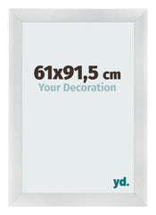 Photo Frame 61x91 5cm Silver Black Swept MDF Pisa Front Size | Yourdecoration.com