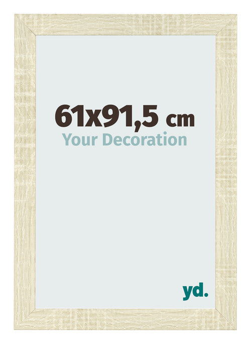 Photo Frame 61x91 5cm Sonoma Oak MDF Pisa Front Size | Yourdecoration.com