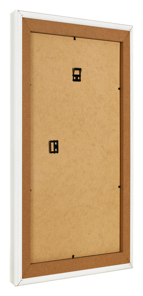 Photo Frame 61x91 5cm White Swept MDF Lazio Back Oblique | Yourdecoration.com