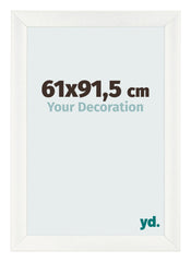 Photo Frame 61x91 5cm White Vintage MDF Pisa Front Size | Yourdecoration.com