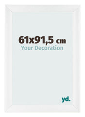 Photo Frame 61x91 5cm White Vintage MDF Pisa Front Size | Yourdecoration.com