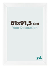 Photo Frame 61x91 5cm White Vintage MDF Pisa Front Size | Yourdecoration.com