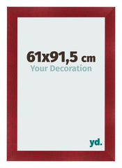 Photo Frame 61x91 5cm Wine Red Swept MDF Pisa Front Size | Yourdecoration.com