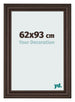 Photo Frame 62x93cm Oak Dark MDF Lazio Front Size | Yourdecoration.com