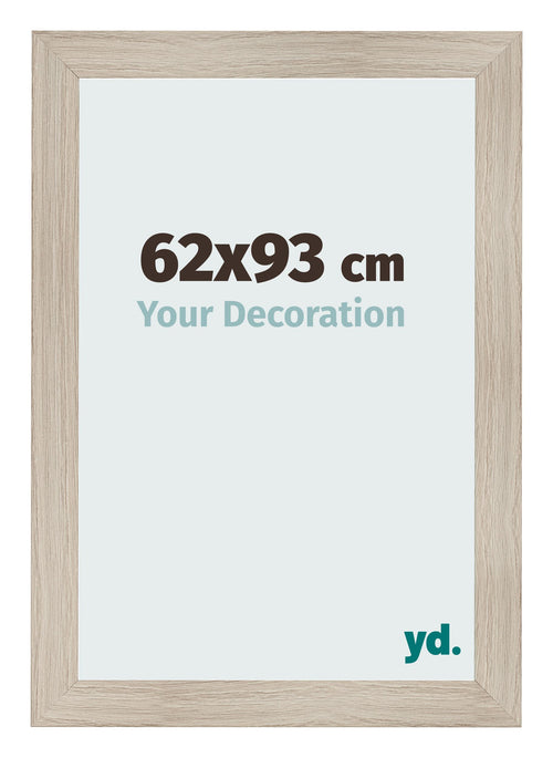 Photo Frame 62x93cm Oak Rustic MDF Pisa Front Size | Yourdecoration.com