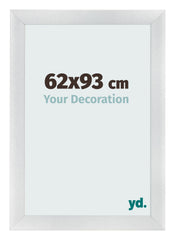 Photo Frame 62x93cm Silver Black Swept MDF Pisa Front Size | Yourdecoration.com