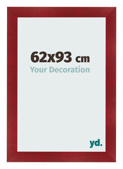 Photo Frame 62x93cm Wine Red Swept MDF Pisa Front Size | Yourdecoration.com