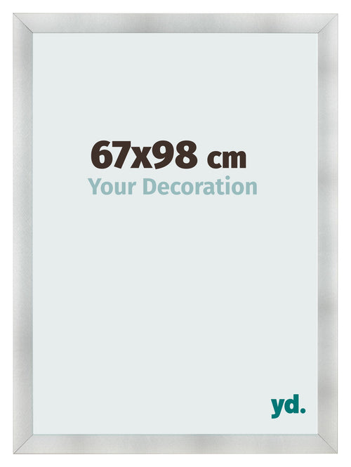 Photo Frame 67x98cm Aluminum Brushed MDF Pisa Front Size | Yourdecoration.com