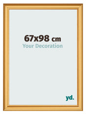 Photo Frame 67x98cm Gold Matte MDF Lazio Front Size | Yourdecoration.com