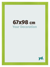 Photo Frame 67x98cm Green MDF Pisa Front Size | Yourdecoration.com