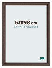 Photo Frame 67x98cm Oak Dark MDF Lazio Front Size | Yourdecoration.com