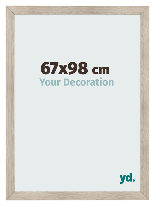 Photo Frame 67x98cm Oak Rustic MDF Pisa Front Size | Yourdecoration.com