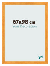 Photo Frame 67x98cm Orange MDF Pisa Front Size | Yourdecoration.com