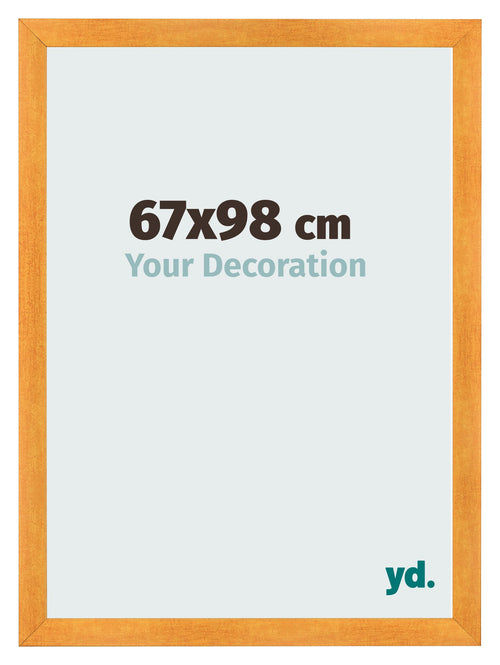 Photo Frame 67x98cm Orange MDF Pisa Front Size | Yourdecoration.com
