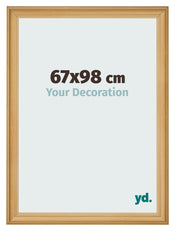 Photo Frame 67x98cm Pine Woodgrain MDF Lazio Front Size | Yourdecoration.com