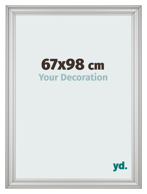 Photo Frame 67x98cm Silver Matte MDF Lazio Front Size | Yourdecoration.com