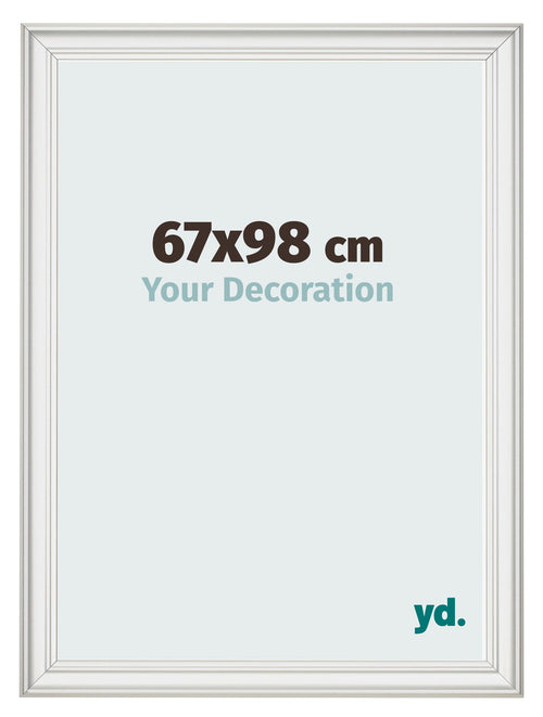 Photo Frame 67x98cm White Swept MDF Lazio Front Size | Yourdecoration.com