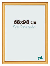 Photo Frame 68x98cm Gold Matte MDF Lazio Front Size | Yourdecoration.com