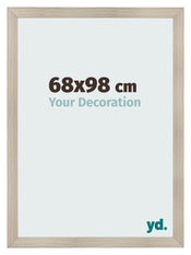 Photo Frame 68x98cm Oak Rustic MDF Pisa Front Size | Yourdecoration.com