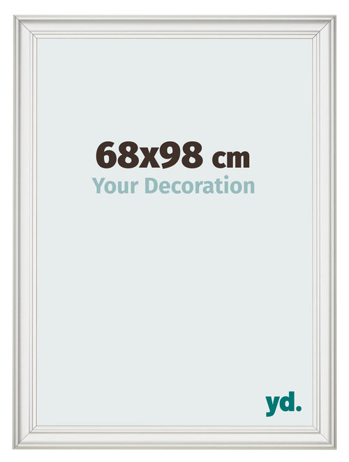 Photo Frame 68x98cm White Swept MDF Lazio Front Size | Yourdecoration.com