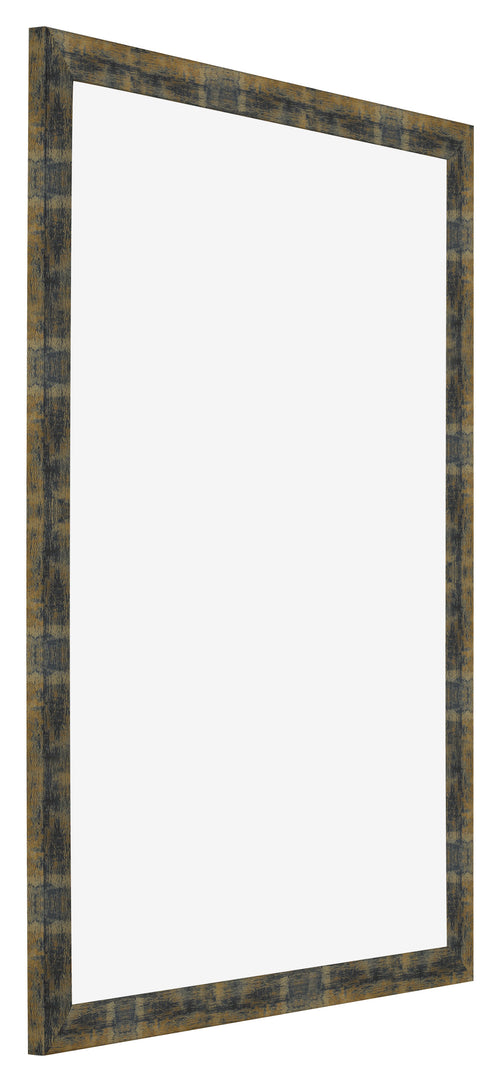 Photo Frame 70x100cm Blue Gold Melange MDF Pisa Front Oblique | Yourdecoration.com