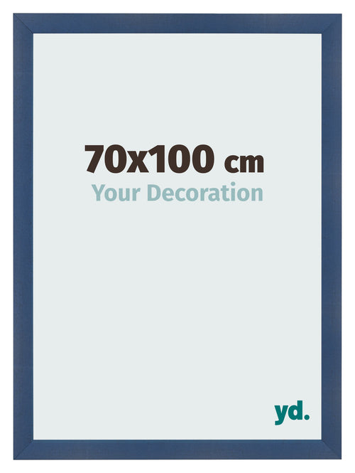 Photo Frame 70x100cm Dark Blue Swept MDF Pisa Front Size | Yourdecoration.com