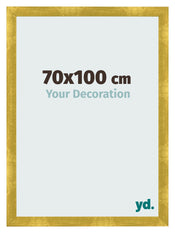 Photo Frame 70x100cm Gold Vintage MDF Pisa Front Size | Yourdecoration.com