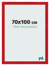 Photo Frame 70x100cm Red MDF Pisa Front Size | Yourdecoration.com