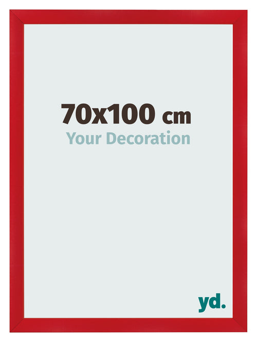 Photo Frame 70x100cm Red MDF Pisa Front Size | Yourdecoration.com
