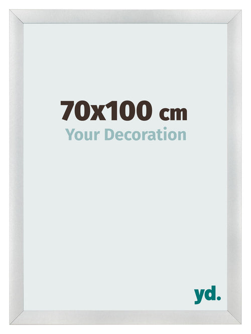 Photo Frame 70x100cm Silver Black Swept MDF Pisa Front Size | Yourdecoration.com