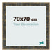 Photo Frame 70x70cm Blue Gold Melange MDF Pisa Front Size | Yourdecoration.com